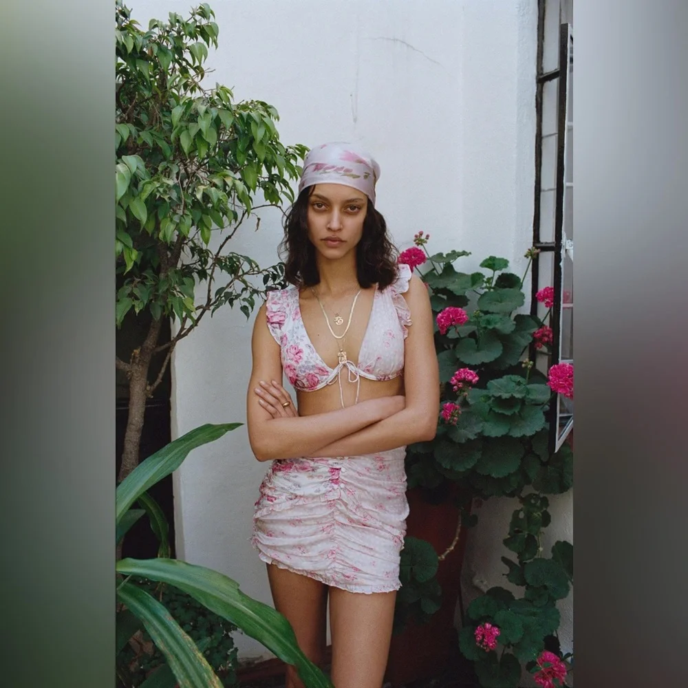 For Love And Lemons Taylor Set Size XS NWT - Picture 1 of 12